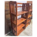 Pair of Wooden Bookshelves