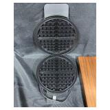 Cuisinart Waffle Maker with Wooden and Cutting Boards