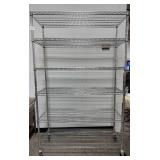 Metal Wire Shelving Unit with Wheels
