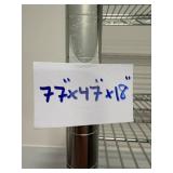 Metal Wire Shelving Unit with Wheels