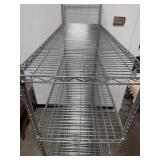 Metal Wire Shelving Unit with Wheels