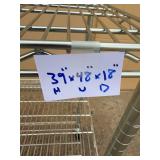 Heavy-Duty Metal Wire Shelving Unit with Wheels