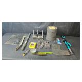 Collection of Roofing Tools and Materials for Repair