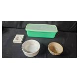 Set of Corning Ware Pyroceram Baking Dishes and Assorted Bowls