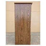 Five-Drawer Solid Wood Dresser with Ornamental Carving