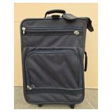 American Tourister Black Rolling Suitcase with Telescopic Handle