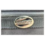 American Tourister Black Rolling Suitcase with Telescopic Handle