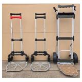 Set of Magna Cart Folding Luggage Carts