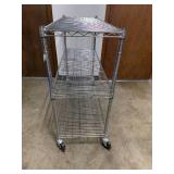 Heavy-Duty Metal Wire Shelving Unit on Wheels, 39" x 48" x 18"