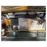 Large Collection of Hand Tools and Accessories in Metal Tool Chest