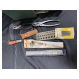 Large Collection of Hand Tools and Accessories in Metal Tool Chest