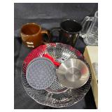 Assorted Kitchenware Collection with Proctor Silex Food Warmer