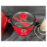 Vintage Electric Cooking Appliance Set: Skillet, Rice Cooker, Grinder, and More