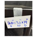 Heavy-Duty Metal Workbench with Shelving, 36" Wide