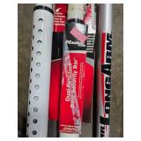 Assorted Tools and Equipment Including Security Bar and Long Arm Tool