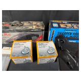 Assorted Garage Tools Bundle including CarVac, Suction Cup Lifter, and Drill Doctor