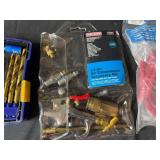 Comprehensive Tool and Supply Collection Including Craftsman Rotary Tool, Sanding Discs, and More