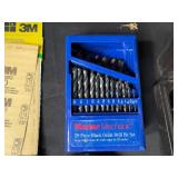 Comprehensive Tool and Supply Collection Including Craftsman Rotary Tool, Sanding Discs, and More