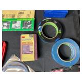 Comprehensive Tool and Supply Collection Including Craftsman Rotary Tool, Sanding Discs, and More