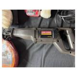 Collection of Hand Tools and Accessories with Craftsman 6.5 Amp Reciprocating Saw