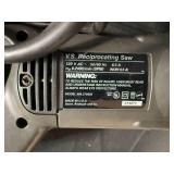 Collection of Hand Tools and Accessories with Craftsman 6.5 Amp Reciprocating Saw