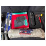 Collection of Hand Tools and Accessories with Craftsman 6.5 Amp Reciprocating Saw