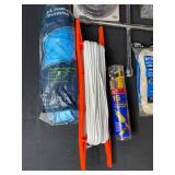 Collection of Hand Tools and Accessories with Craftsman 6.5 Amp Reciprocating Saw