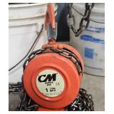 CM Series 622 Manual Chain Hoist - 1 Ton Capacity and More!