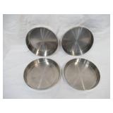 Lot of 4 Stainless Steel Baking Pans