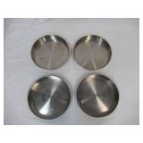 Lot of 4 Stainless Steel Baking Pans
