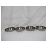 Lot of 4 Stainless Steel Baking Pans