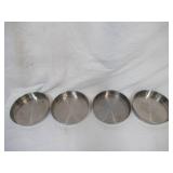 Lot of 4 Stainless Steel Baking Pans