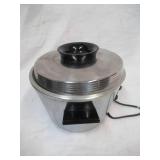 Vintage West Bend Electric Cook Pot. Fryer. Roaster, Server. Works!