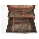 Antique Vintage Black & Decker Plumbers & Electrician Metal Tool Box