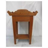 Vintage Wash Stand. 25" W x 12" D x 34 1/2" Ht.