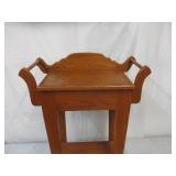 Vintage Wash Stand. 25" W x 12" D x 34 1/2" Ht.