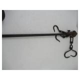 Antique Cast Iron Scale Hanging