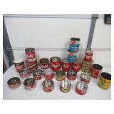 Lot of vintage coffee tins