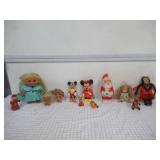 Lot of Vintage Dolls: Trolls, dolls, Minnie & Mickey Mouse, Native American Doll