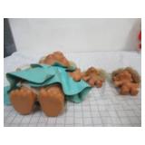 Lot of Vintage Dolls: Trolls, dolls, Minnie & Mickey Mouse, Native American Doll