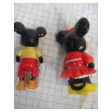 Lot of Vintage Dolls: Trolls, dolls, Minnie & Mickey Mouse, Native American Doll