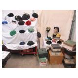 Lot of Vintage Hats and Hat Boxes