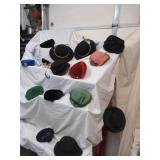Lot of Vintage Hats and Hat Boxes
