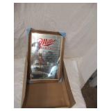 Vintage Miller Life Beer Mirror. White Tail Deer. Wild Life Series. Never used in original box.