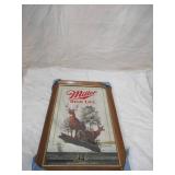 Vintage Miller Life Beer Mirror. White Tail Deer. Wild Life Series. Never used in original box.