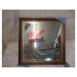 Vintage Miller High Life Beer Wall Mirror. Northern Fish.