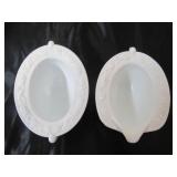 Lot of various vintage Milk Glass pieces