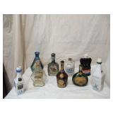 Lot of Vintage Liquor Bottle Decanters. EMPTY.
