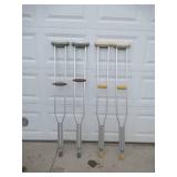 2 Sets of Crutches