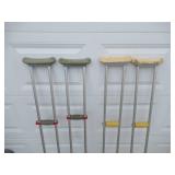 2 Sets of Crutches